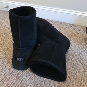 Black UGG Classic Short Boots