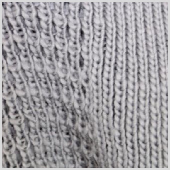 TS Thick Blue Gray Thick Large Infinity Scarf - Picture 4 of 4