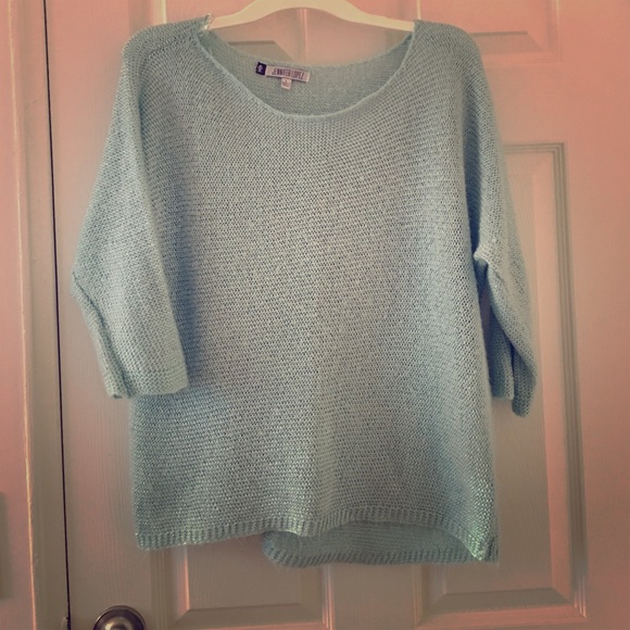 Jennifer Lopez Mint Sweater