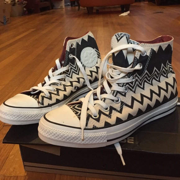 Converse Chuck Taylor Missoni high-top sneaker.