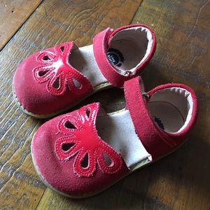 Livie & Luca Red Suede Shoes