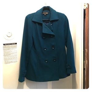 Forever 21 Green Peacoat