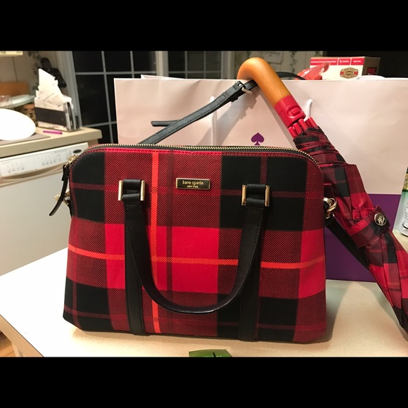 Kate spade rachelle plaid bag