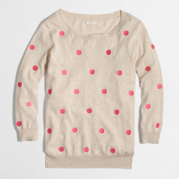 J crew Factory embroidered dot pullover