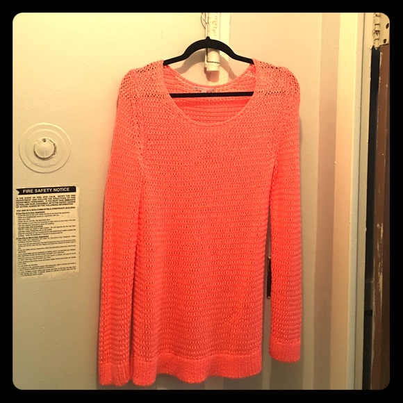 Coral sweater