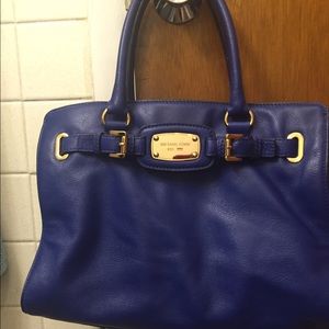 Michael Kors Hamilton Large East West Tote in Blue