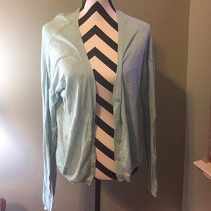 Baby blue cardigan