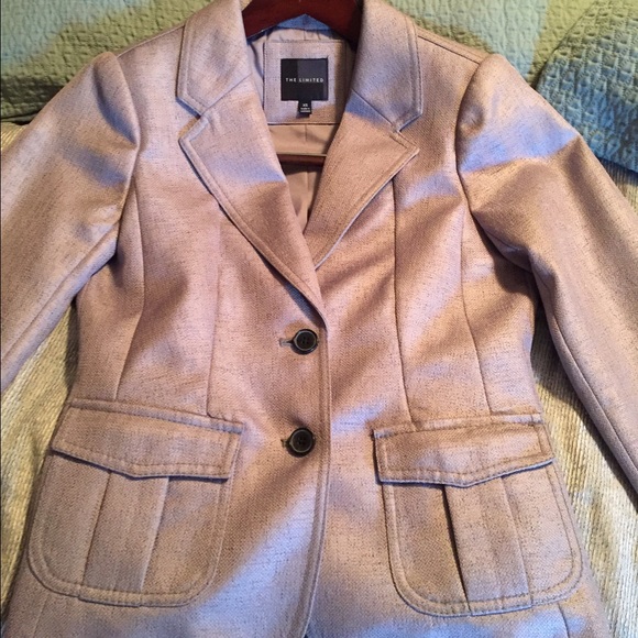 Silver dress suit jacket