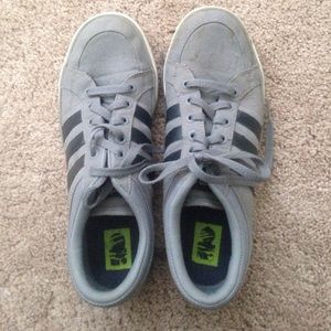Grey Adidas shoes