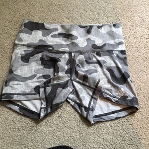 Adidas spandex workout shorts