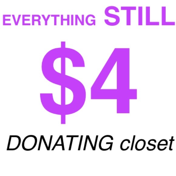 Everything in boxes ready to take to donate