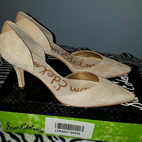 NWT Sam Edelman Opal, Nude Suede Pump