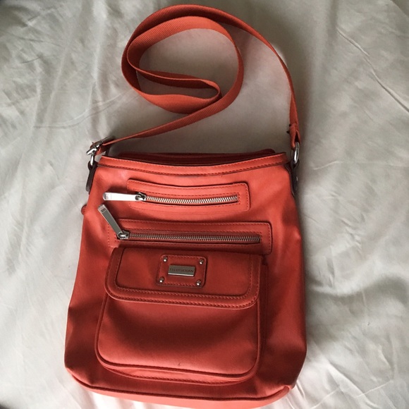 orange crossbody bag