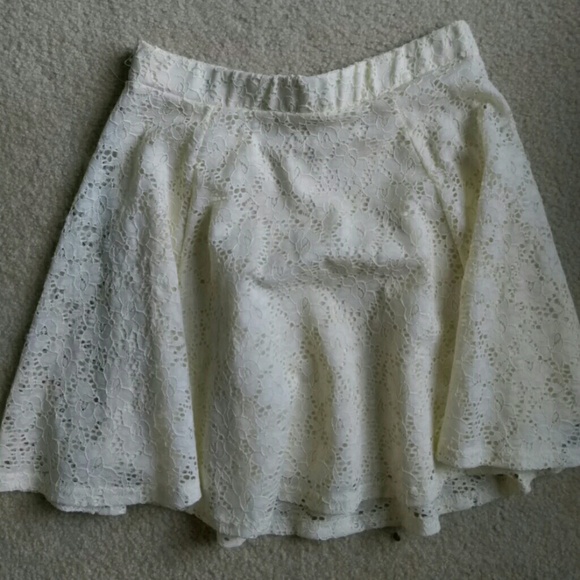 Lace skater skirt