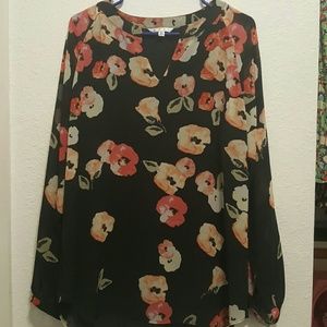 Cabi Poppy long sleeved blouse