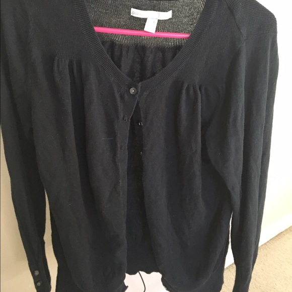 Black cardigan