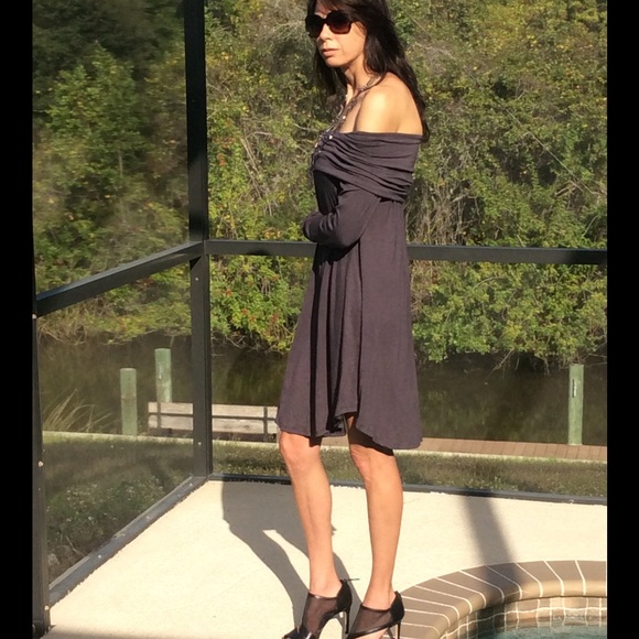 Medium Only! Off Shoulder Dress - Picture 4 of 5