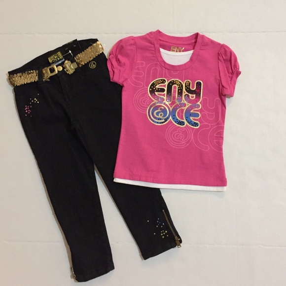 Toddler Girls 2pcs Pant Set Size 4T