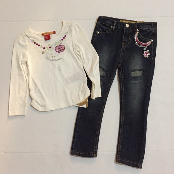 Toddler Girls 2pcs Pant Set Size 4T