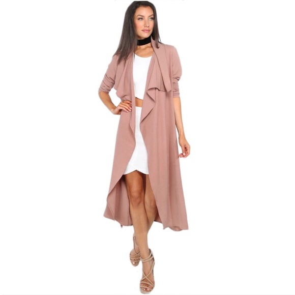 Jackets & Blazers - 💖 Nude Pink Duster 💖