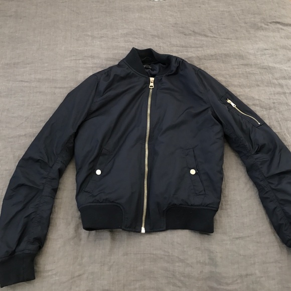 Topshop MA-1 Navy bomber jacket