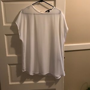 white banana republic shirt