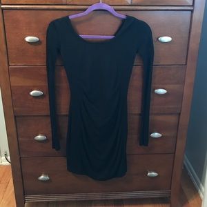 Black Express long sleeve dress