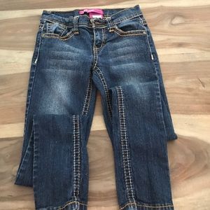 Embellished skinny jeans