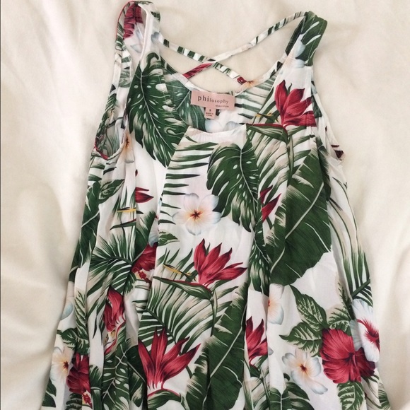 Philosophy Flowy Tank (tropical floral) Women's S
