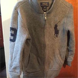 Toddler Boy Polo Ralph Lauren zip Sweater