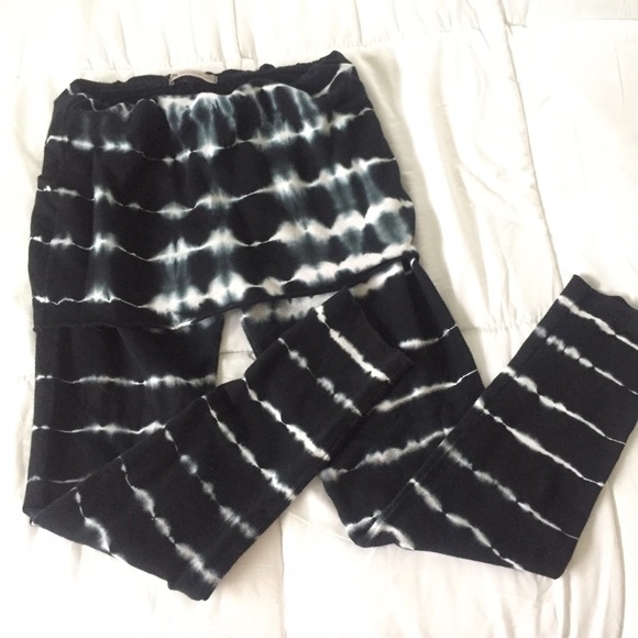 LVR stripe dyed yoga leggings