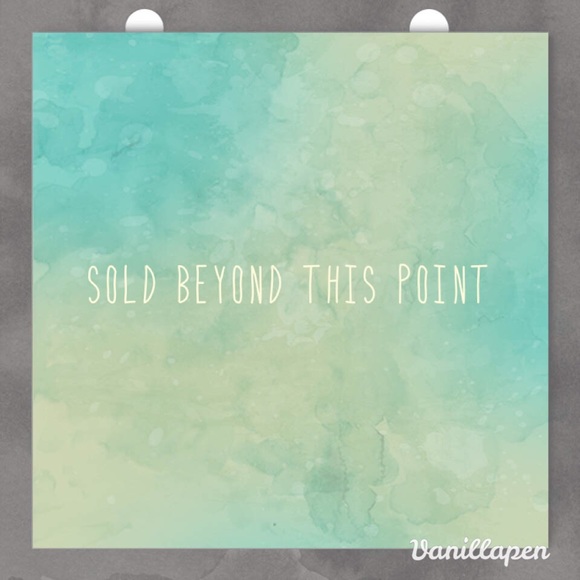 Sold Beyond This Point