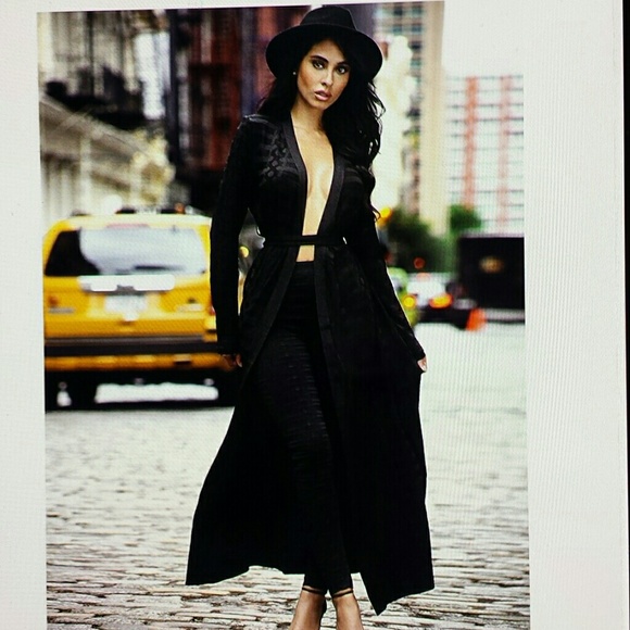 Brand new black bandage cardigan and legging set