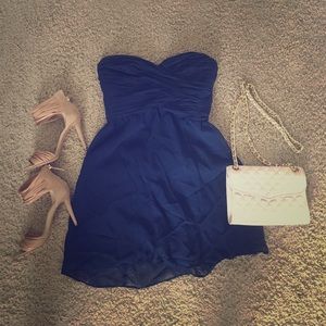 Ralph Lauren Navy Cocktail Dress!