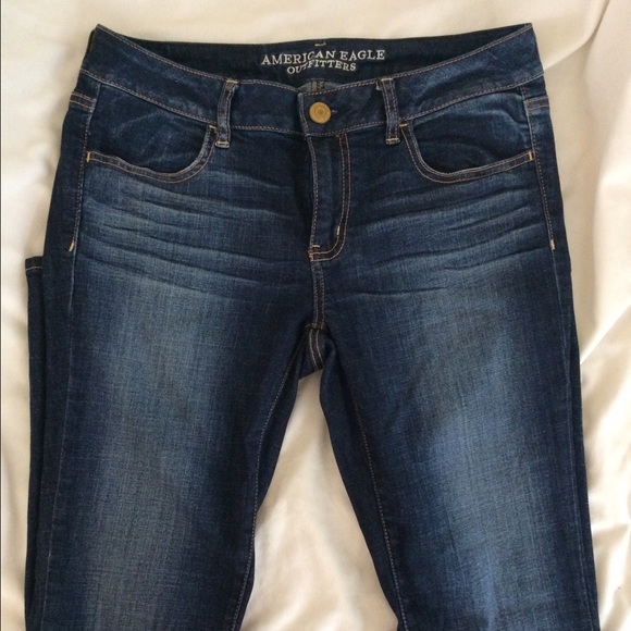 American Eagle Jeans (dark ) Skinny Women's TALL10