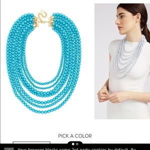 NWT BaubleBar Bold Beaded Strands in Cerulean!