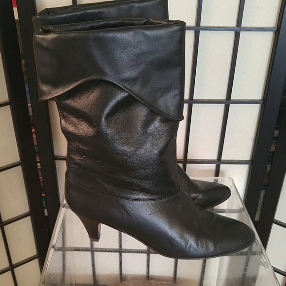 Cobbies black leather boots - Picture 1 of 4