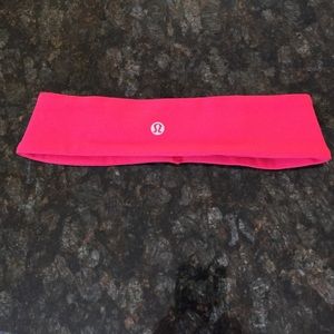 Pink Lululemon Exercise Headband
