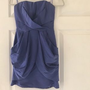 GUESS periwinkle strapless dress