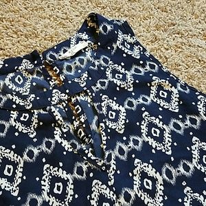 Navy and white tank top