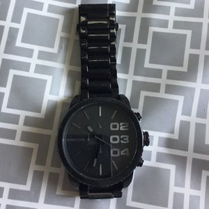 Men's black Diesel watch