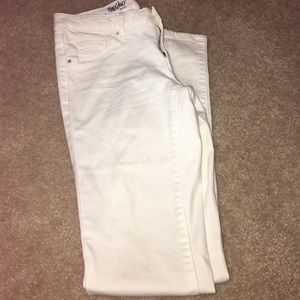 White denim leggings size 0
