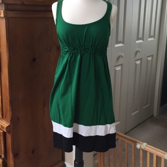 Ann Taylor Loft Green Dress Small