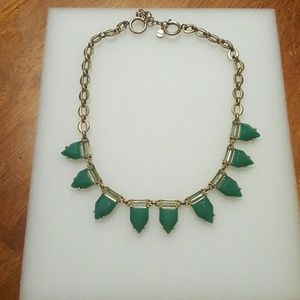 Stella and Dot green eye candy necklace