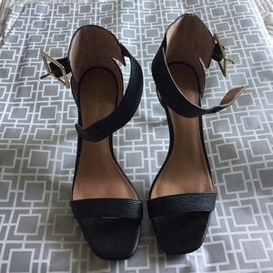 Calvin Klein black 4 inch heels