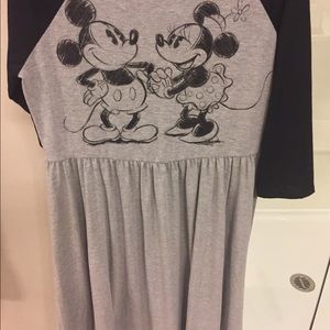 Torrid Vintage Mickey Minnie skater dress size 1