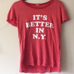 Brandy Melville "It's better in N.Y." top