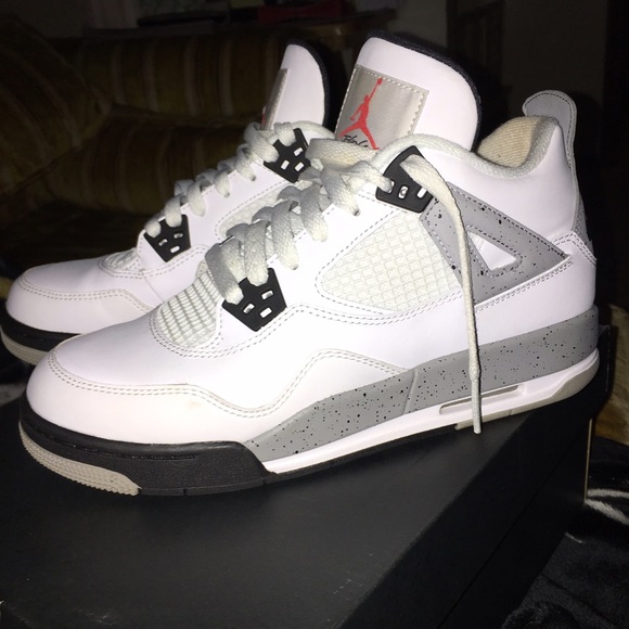 Air Jordan white cement 4s