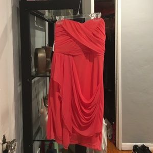 Coral dress