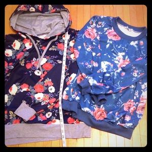 Two Large CupShe Sweatshirts